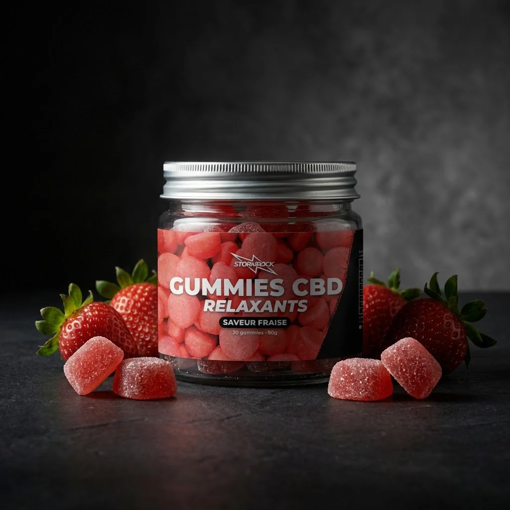 Gummies CBD Relaxants - Saveur Fraise - Image 3